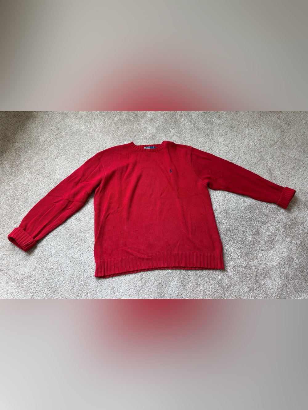 Polo Ralph Lauren | 100% Cotton Crewneck Sweater | Size: Large
